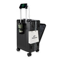 20.8"X15"X8.7 Airline Approved Built-In TSA lock Carry on Suitcase, with Cup Holder, USB Port, Phone Holder