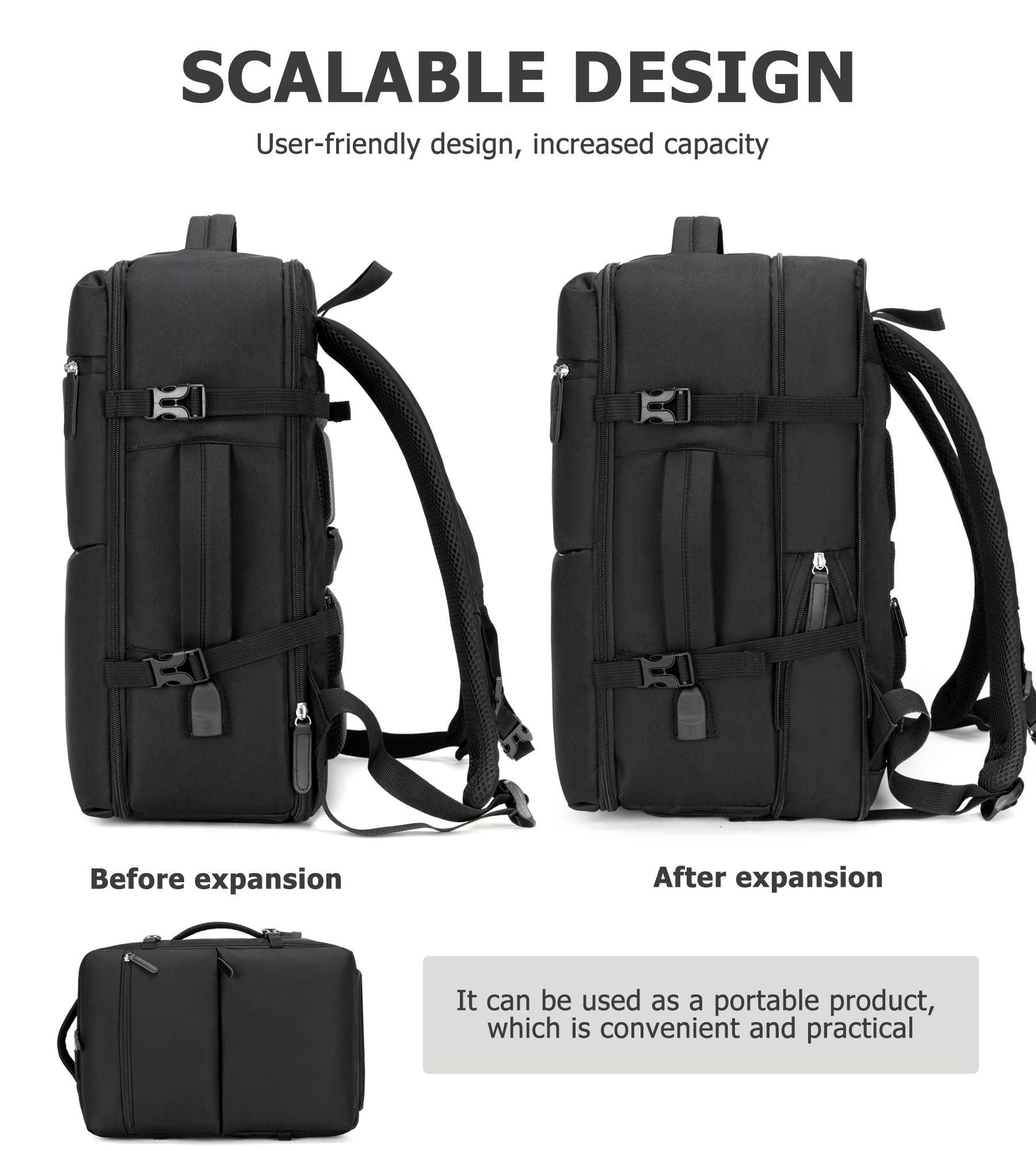 Aluminium Frame PC Hard Shell Spinner Wheels Luggage,20.8"X15"X8.7 Airline