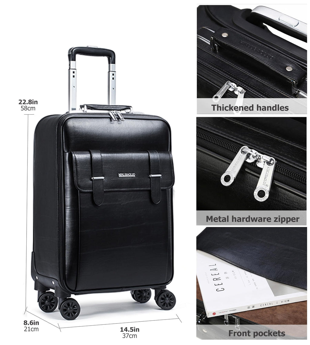 Business Spinner Wheels Luggage PVC