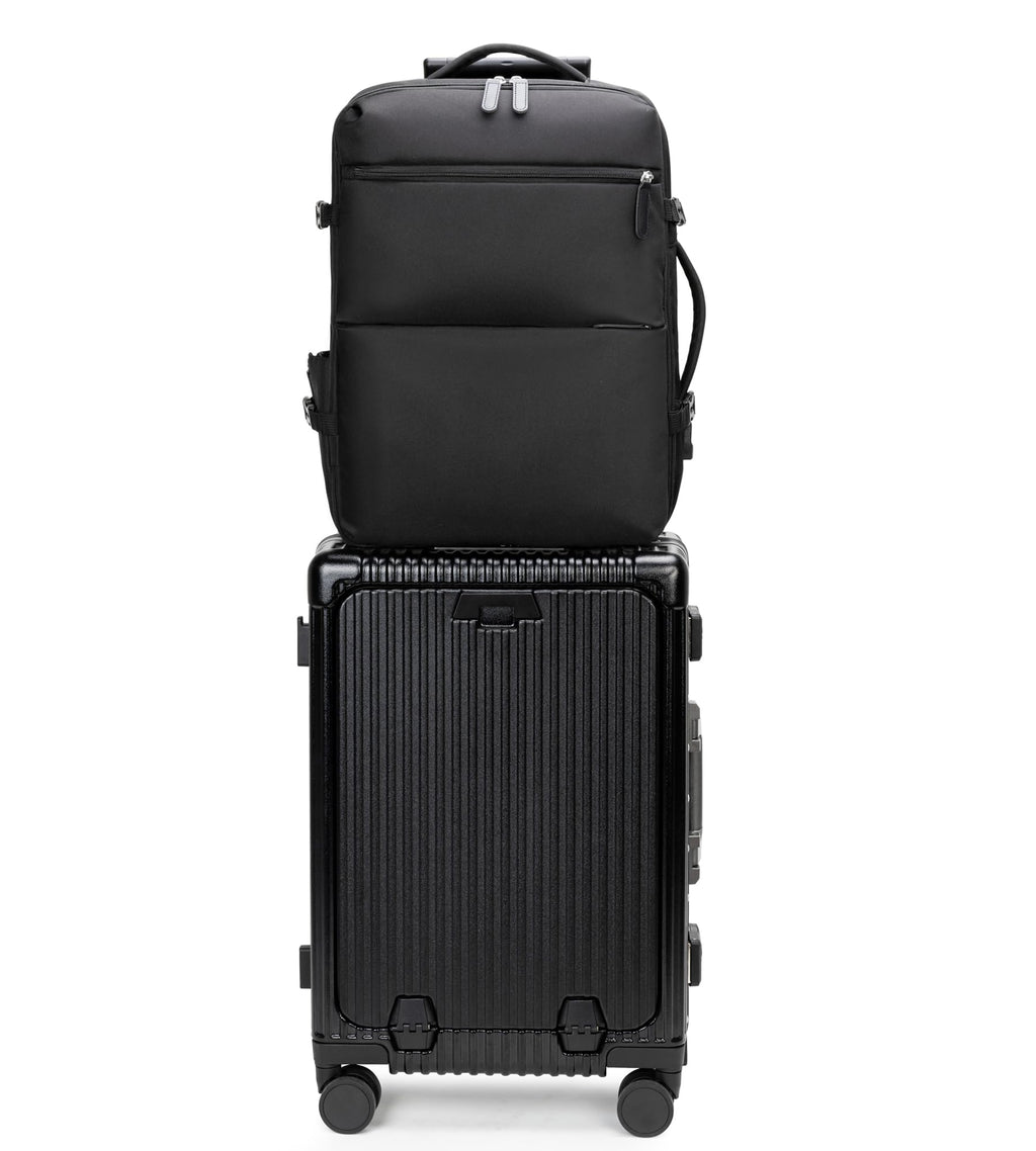 Aluminium Frame PC Hard Shell Spinner Wheels Luggage,20.8"X15"X8.7 Airline