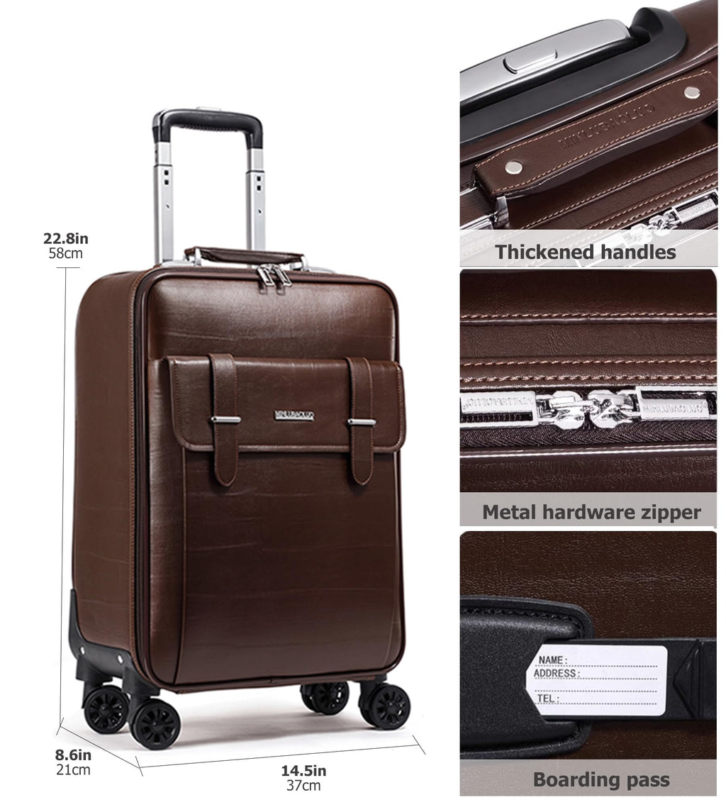 Business Spinner Wheels Luggage PVC